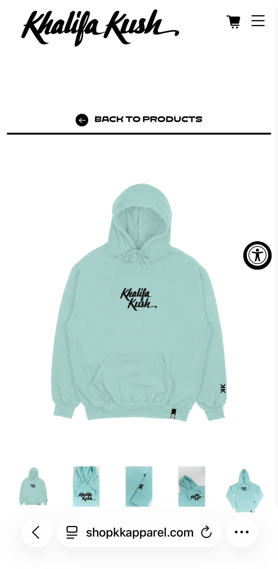 Khalifa Kush - Khalifa Mints special edition sweatshirt 🌲💚