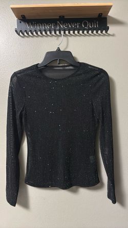 Glittery Transparent Top