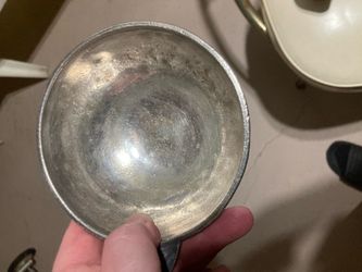 Restaurant vintage silver serving bowls