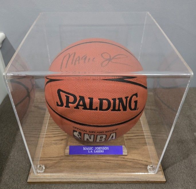 Magic Johnson Autographed Basketball
