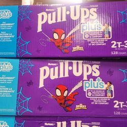 Huggies Pull-Ups Plus Training Pants Size 2T-3T  128 Count Boy