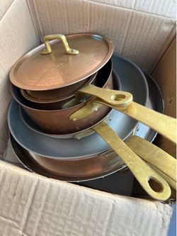 Copper pots and pan