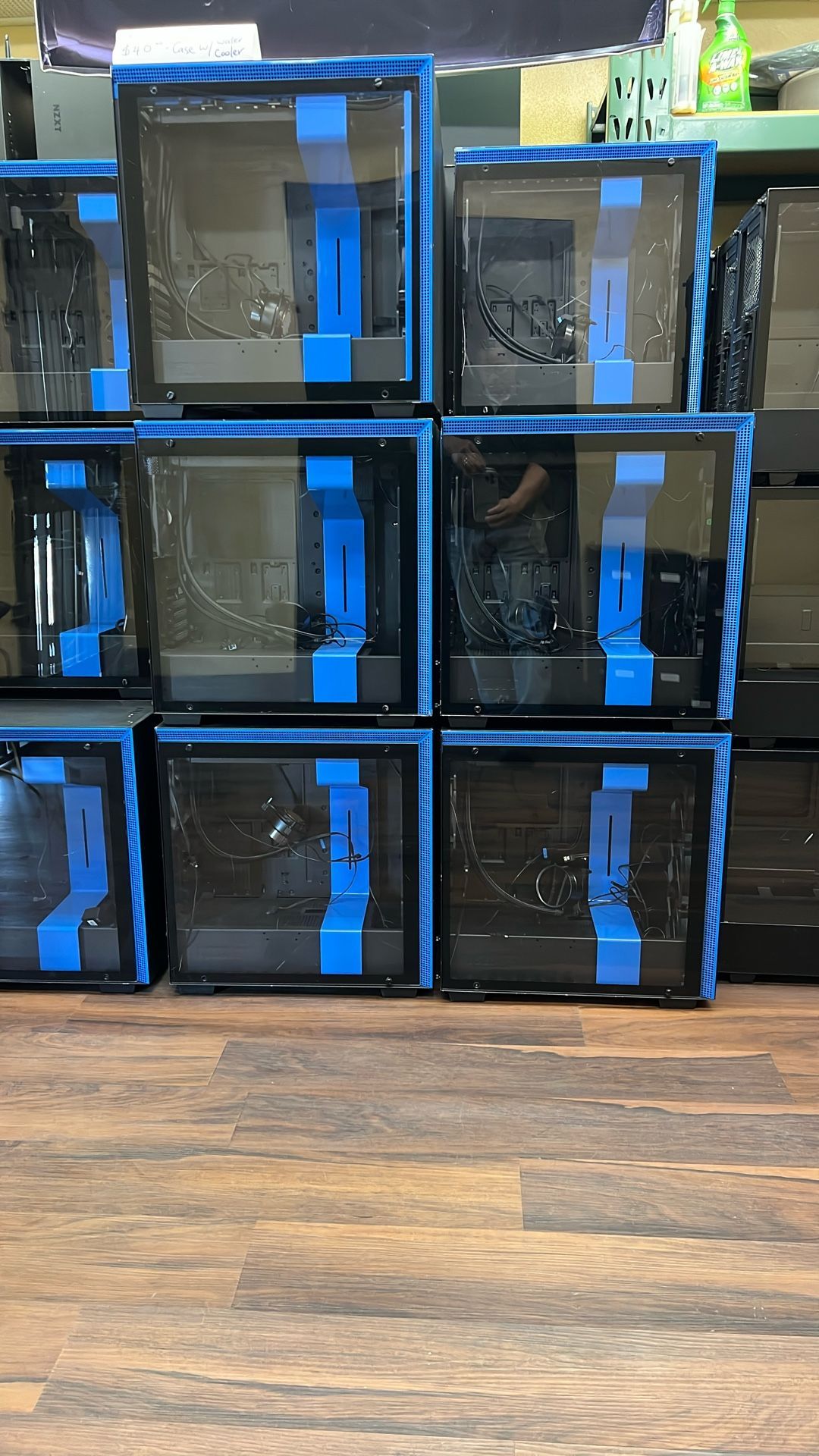 NZXT CA-H700B-LI Full Size Acrylic Gaming Computer Case With RGA Lights