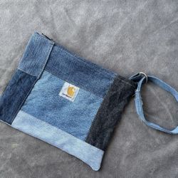 Carhartt Clutch Denim Patchwork Bag 👖