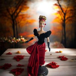 1998 Mattel Elegant Barbie :  Winter Splendor Exclusive Edition Doll