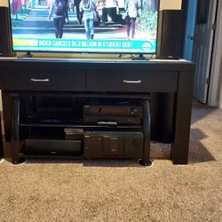 TV console with drawers