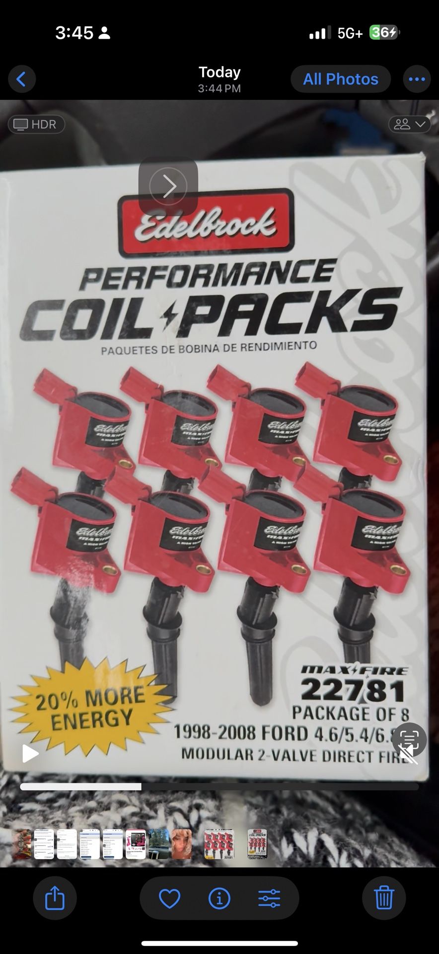 8 Pack Ignition coils for 1(contact info removed) Ford 4.6 /5.4/ 6.8 L