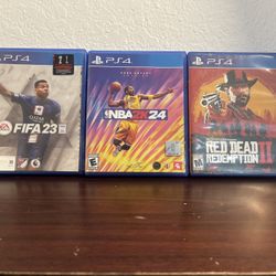 Three. PS four games.