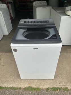 Whirlpool glass top washer