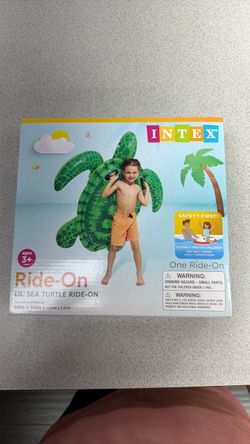 Intex Lil' Sea Turtle Ride-On Inflatable Float