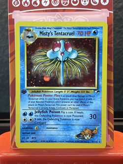 MISTY’S TENTACRUEL 1ST EDITION HOLO