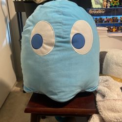 Giant Pac-Man ghost plush 