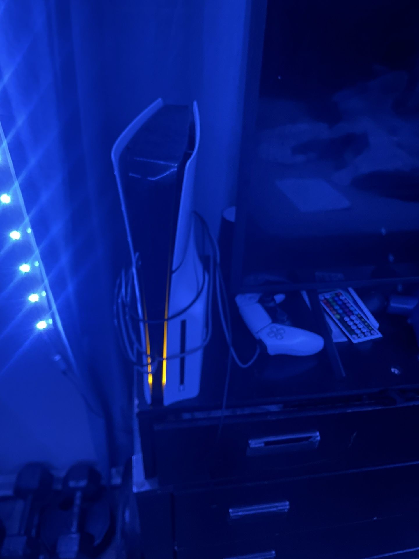 Ps5 Slim With CD Disk And Beats By Dre Headphones 