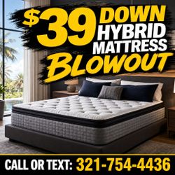 👑 King $175, 👸 Queen $100, Full from $90 – Take Home Today for Just $39 Down! 🚚🔥🌟Unbeatable Deals on Mattresses! Try B4 U Buy / Fast Delivery 