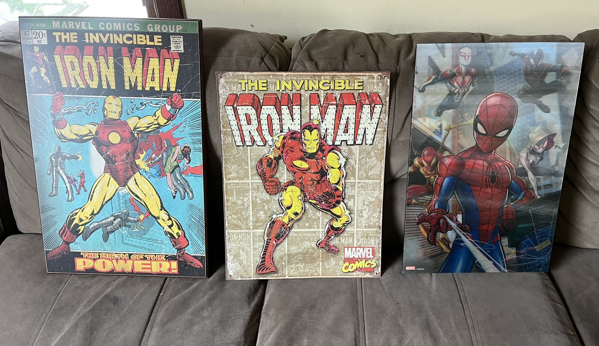 Marvel Comic Art Wall Hangings