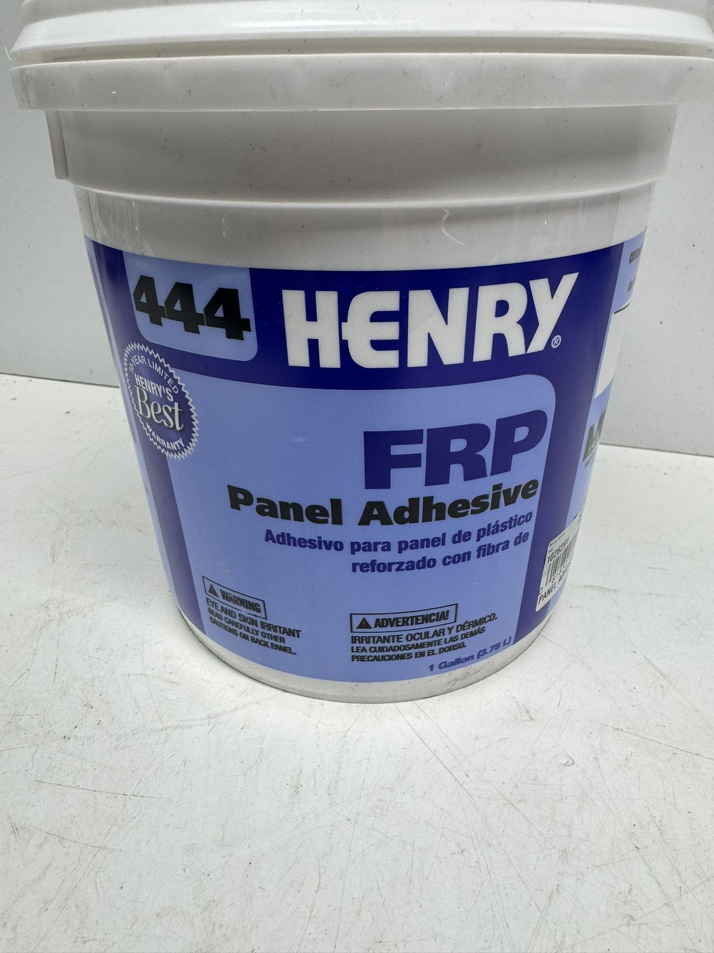 Henry FRP Panel Adhesive Gallon.  Must Pick Up