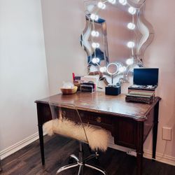 Antique Vanity Or Desk 