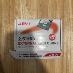 For Sale: JEYI® 2.5” HDD USB 3.0 External Enclosure – Plug & Play!