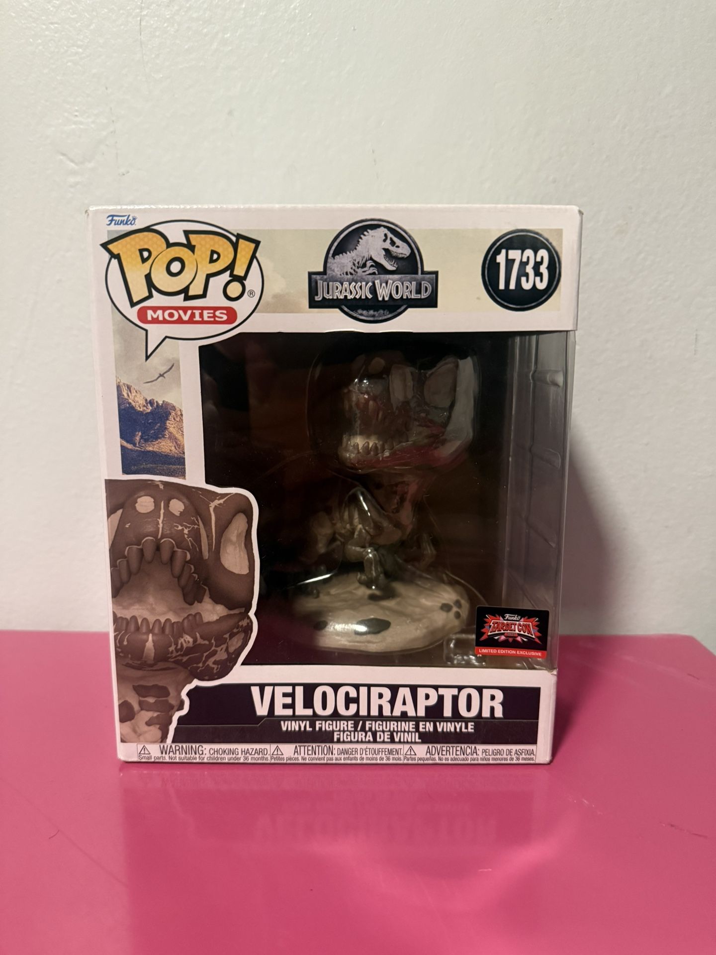 Funko Pop Velociraptor Target Con 2025 Exclusive 