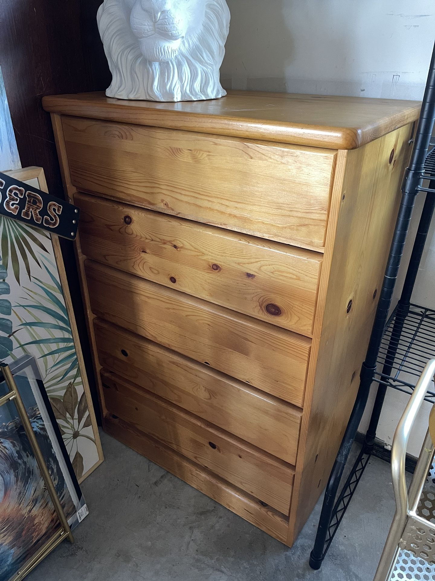5 Shelf Wooden Drawer