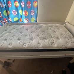 Kids Twin Bed Frame Converts to Bunk Bed Ladder Included