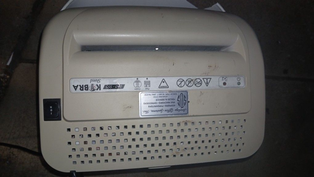 Paper Shredder Kobra Ss5