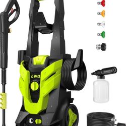 Electric Pressure Washer, 2.5 GPM Power Washer with 4 Quick Connect Nozzles,