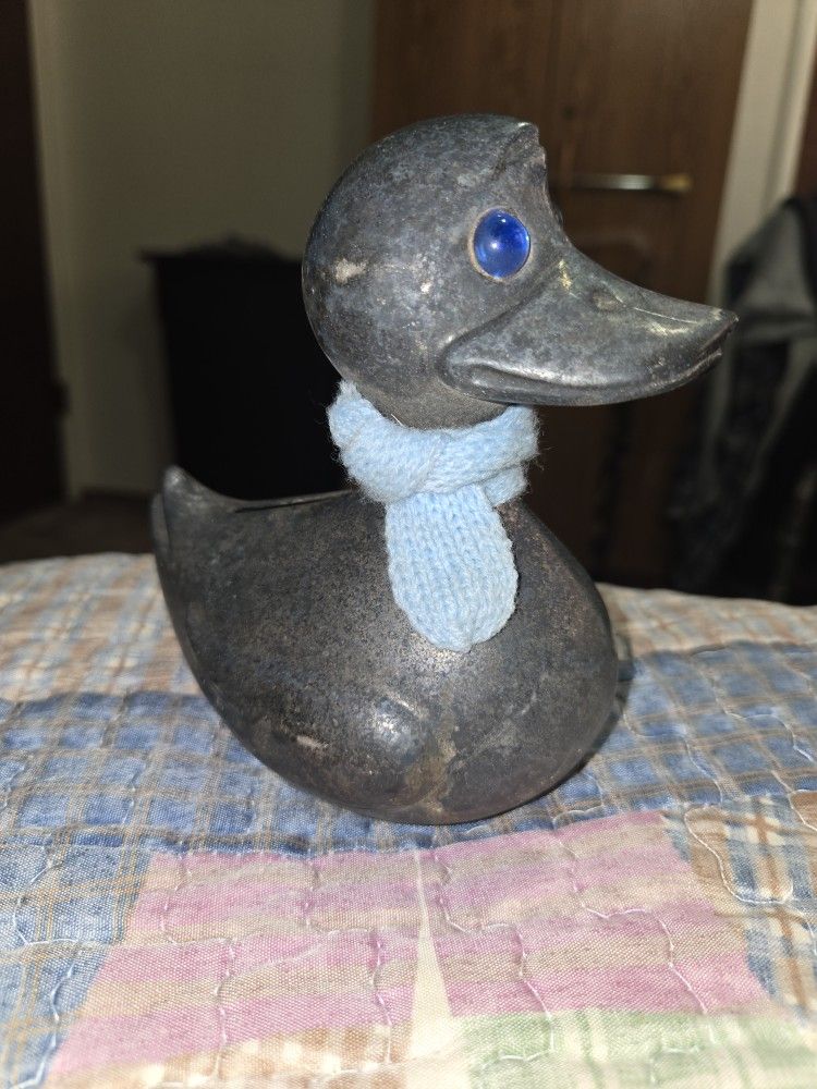 Vintage Silver Plated Piggy Bank See All Pics