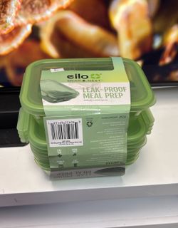 Ello Leak Proof Meal Prep Plastic Container