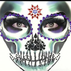 glitter mask