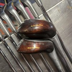 Vintage Titleist Accu-Flo Plus Golf Clubs 