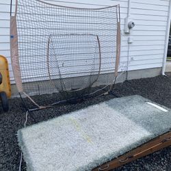 Pitching Mound And Backstop FREE