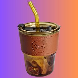 13oz Golden Java Glass Tumbler