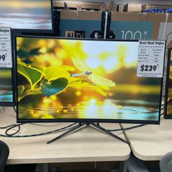 Overwatch Halo Elite 32 inch Full HD Curved Gaming Monitor with Store Warranty and Financing Included!
