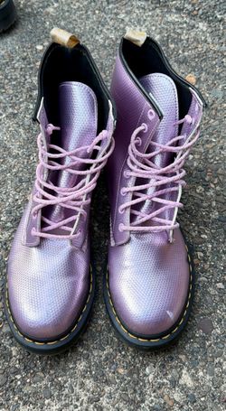 Dr. Martens 1460 Vegan Metallic Lilac/Purple Boots