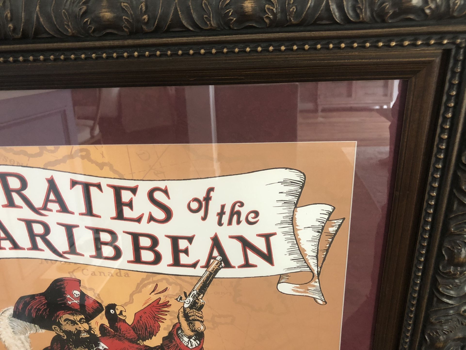 Pirates Of The Caribbean Disneyland Poster
