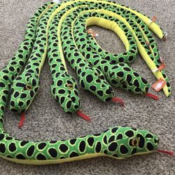 Green Boa Stuffed Animal Snake (Brand New)