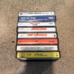 CASSETTE TAPES COLTRANE HERBIE JACKSONS KRIS KROSS GQ TEDDY MUSIC PRICES VARY