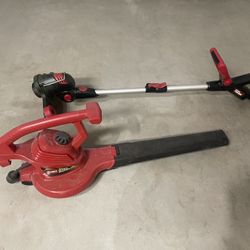 Toro Corded Leaf Blower And Electric String Trimmer 