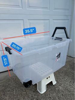 160Qt Sterilite® Brand-name Oversized Transparent Storage Box