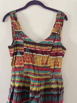 Tribal Print Dress New Size L