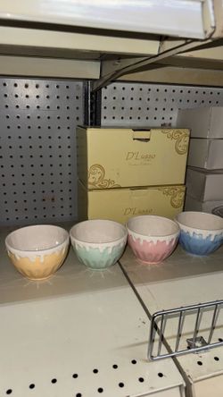 Pastel Ceramic Ice Cream Bowls Set | Dessert Bowls | Cute Kitchen Bowls $3 each
