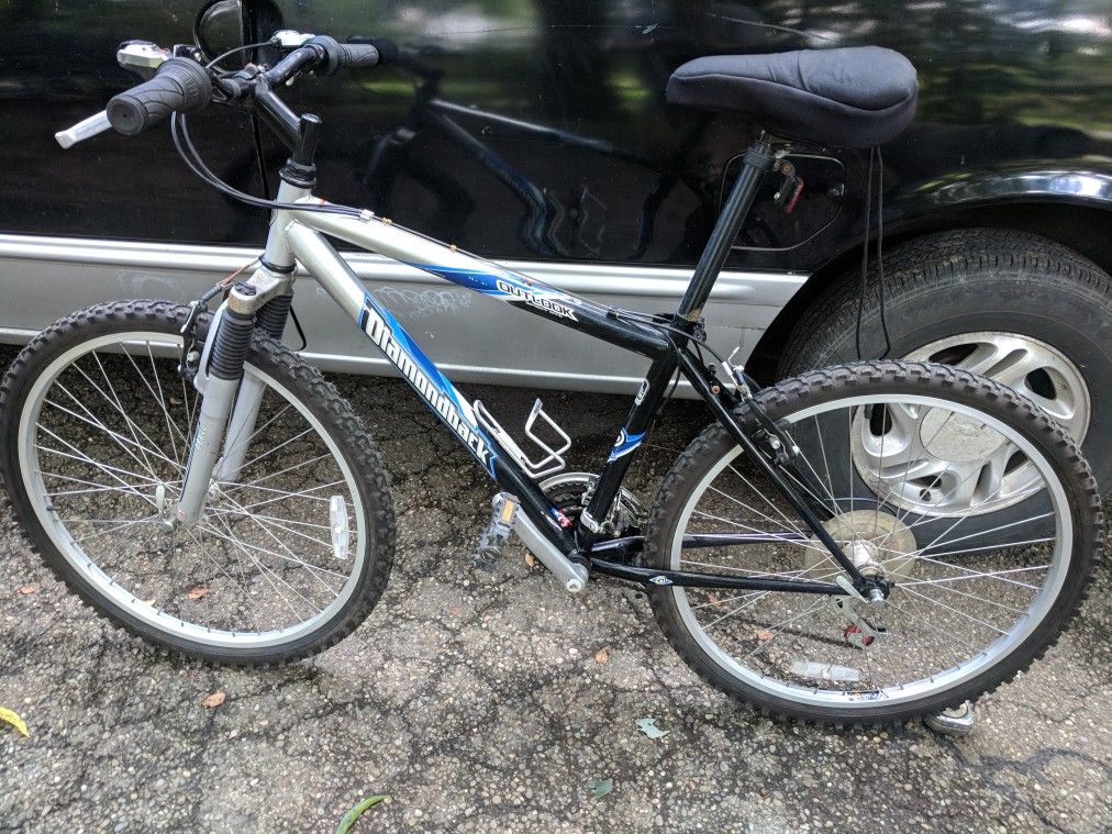 great classic vintage diamondback outlook atb mountain bike 21sp 16" 26" 90's bicycle