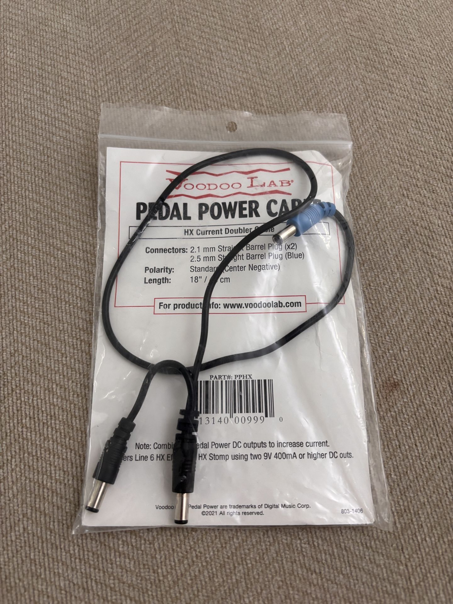 Voodoo Lab HX Current Doubler Cable