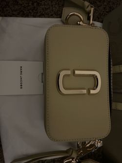 Marc Jacobs Cream Snapshot Crossbody Bag