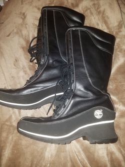 Leather Timberland boots
