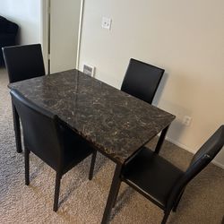 Dining Table With 4 Chairs