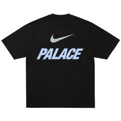 Palace x Nike Font Swoosh T-Shirt Black 