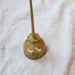 Vintage Hand Painted Metal Oiler.  Approximately just under 5.5" tall x just under 2" in diameter.  Excellent Condition!!  Please see all pictures as 