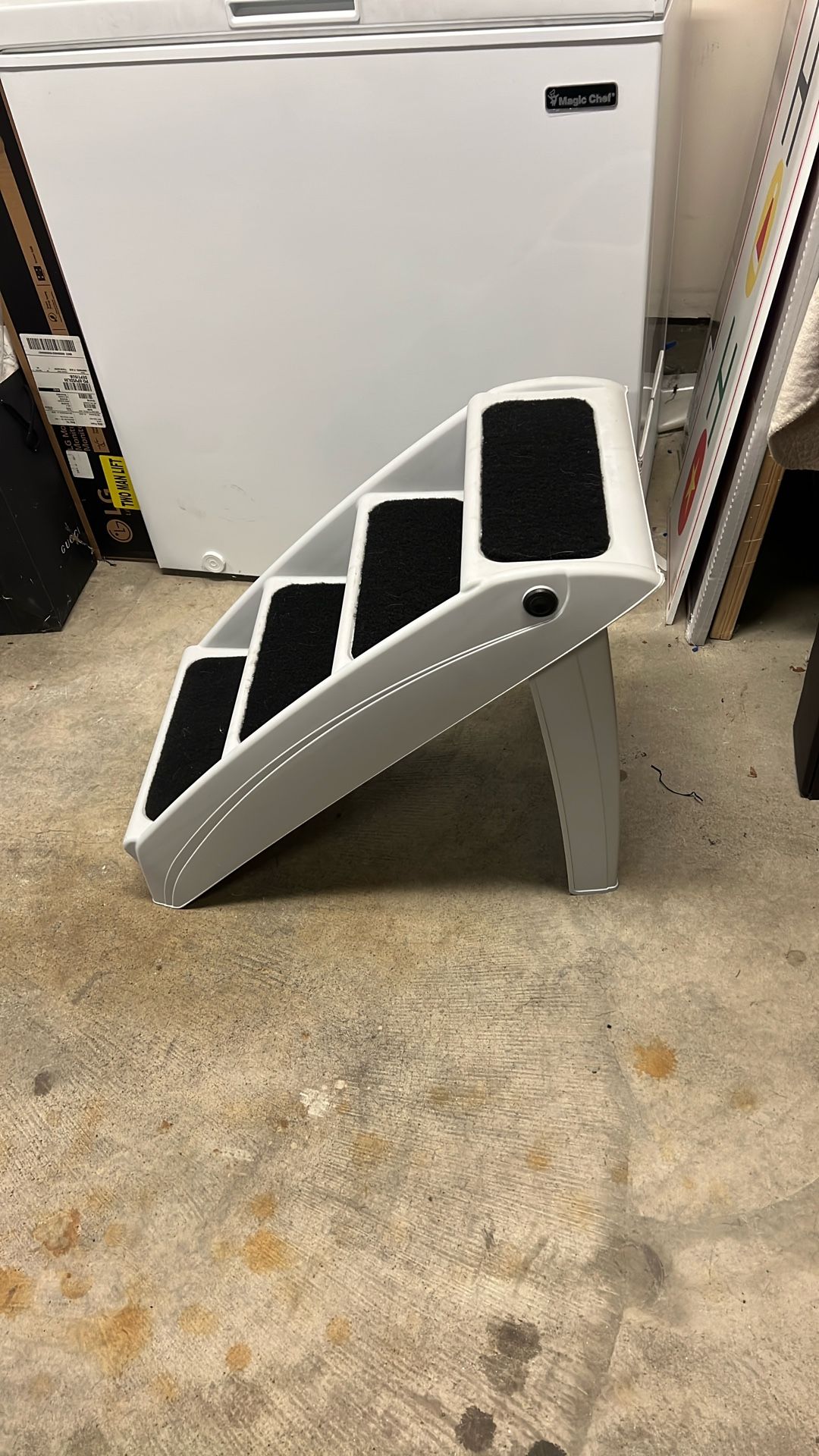 Pet Stairs Staircase For Small Dogs Bedside Climb up Gray